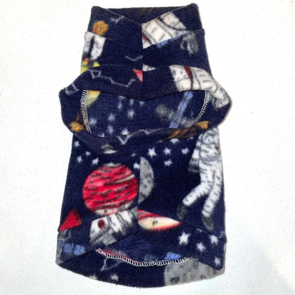 Small fleece pet sweater